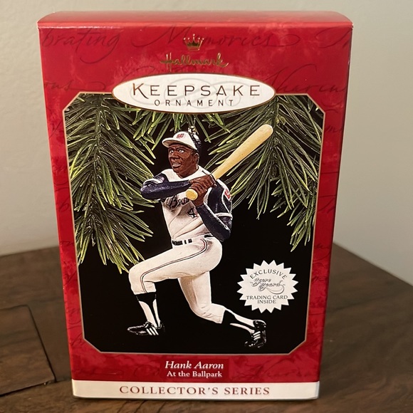 Nolan Ryan and Hank Aaron Hallmark Baseball Collector Series Ornaments - Picture 2 of 11